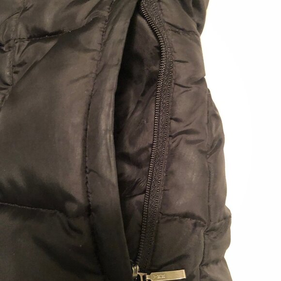 Eddie Bauer Womens Jacket XS Black Goose Down Puffer Winter Coat - Picture 3 of 8